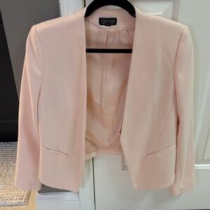 Topshop Women's Blush Blazer- Size 6